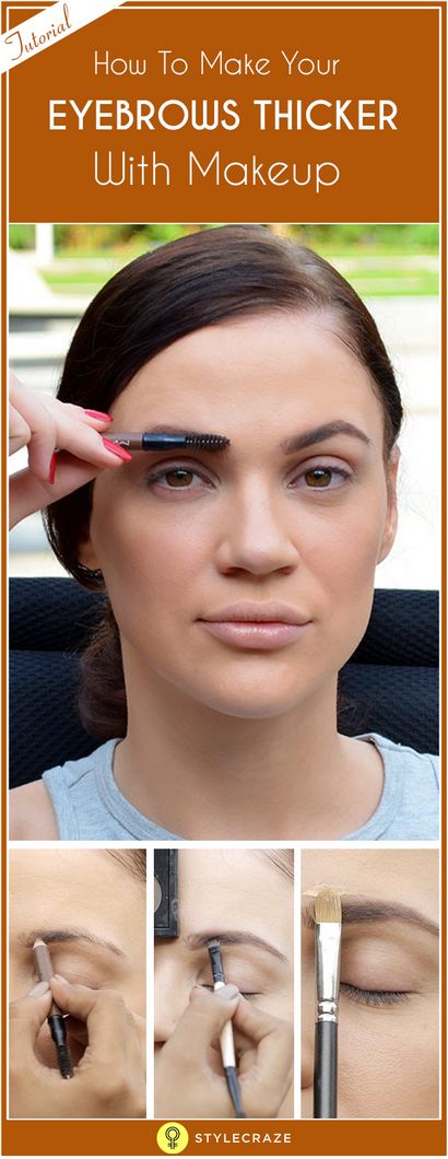 Tutoriel Comment faire vos sourcils avec le maquillage Thicker