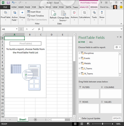Tutorial Importieren von Daten in Excel, und erstellen Data Model