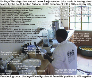 travaux de jus Umlingo pour le sida, le cancer, BP, Fits, le diabète, Athritis, Mvuselelo - s renaissante