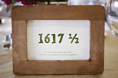 Idées uniques pour les noms de table de mariage