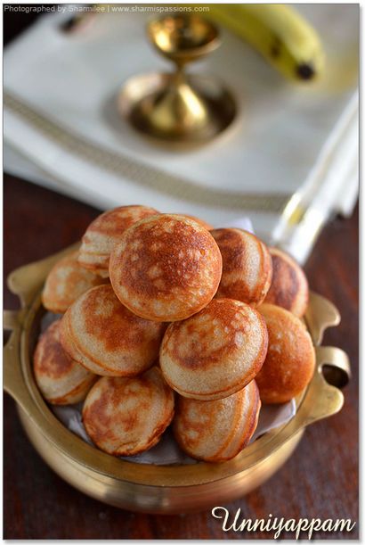 Unniyappam Recette - Kerala Unniappam - Neyyappam - Sharmis Passions