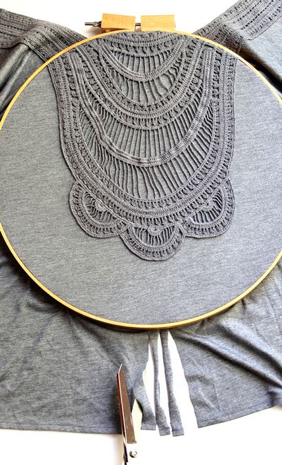 Bricolage Upcycled Dreamcatcher - cercle à broder Dreamcatcher Craft - TShirt Dreamcatcher How-To, Petit