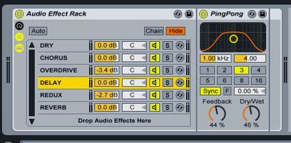 Dummy Clips Mit Trigger-Effekte in Ableton Live