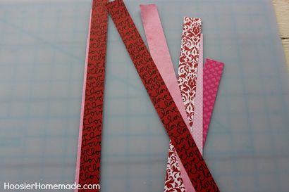 Valentine - s Craft Comment faire Paper Hearts - Hoosier maison