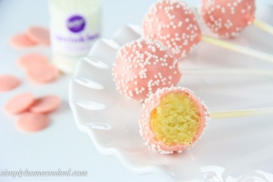 Vanilla Cake Pops - Simply Home Cooked