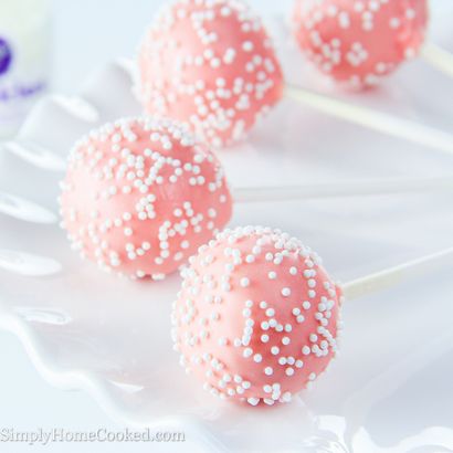 Vanilla Cake Pops - Simply Home Cooked