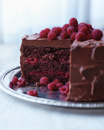 Gâteau feuille vanille avec glaçage au chocolat malté-