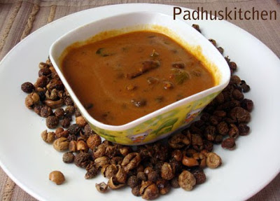 Vatha Kulambu-Vatha kuzhambu recette-Sundakkai Vathal Kulambu, Padhuskitchen