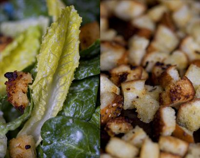 Recette végétalien salade César - 101 livres de cuisine