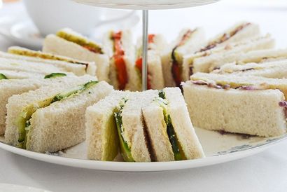 Végétalien thé Sandwiches - Wallflower Cuisine