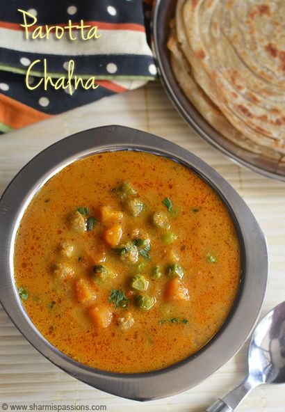 Salna légumes Recette - Parotta Chalna - Sidedish pour parotta - Sharmis Passions