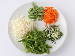 Veg Hakka nouilles Recette - Restaurant de style nouilles aux légumes sautés (nouilles) Veg Hakka nouilles Recette - Restaurant de style nouilles aux légumes sautés