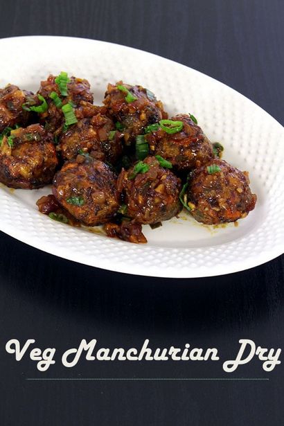 Veg Manchurian trocken Rezept (Wie trocken veg manchurian Rezept zu machen)