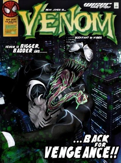 Venom body paint Archives - I Love Body Art