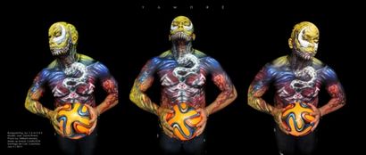 Venom body paint Archives - I Love Body Art