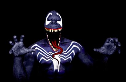 Venom body paint Archives - I Love Body Art
