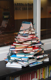 Joyeux Vintage Syle Comment faire un arbre de Noël avec les livres