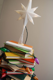 Joyeux Vintage Syle Comment faire un arbre de Noël avec les livres
