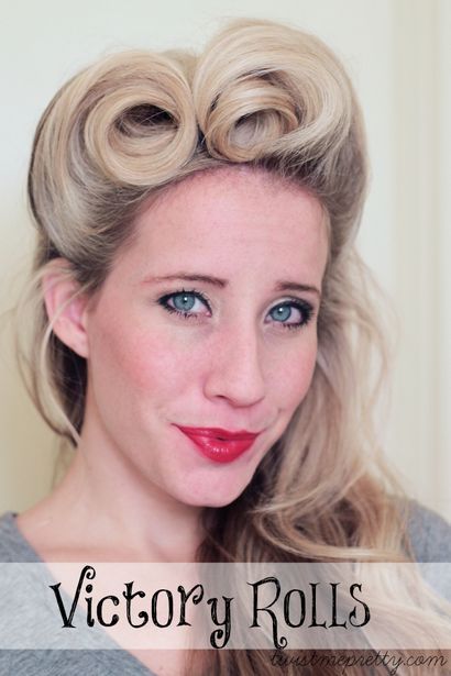 Victoire Rolls pin-up cheveux Tutorial, Babble