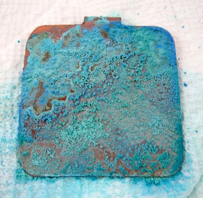 Le vinaigre et le sel Patina (comment faire une patine de vinaigre) Le vinaigre et le sel Patina