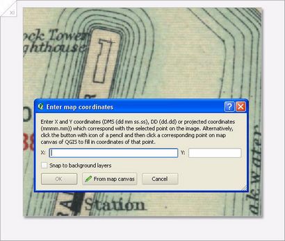 Urban visualisant Géographies géoréférencement utilisant QGIS