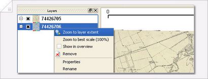 Urban visualisant Géographies géoréférencement utilisant QGIS