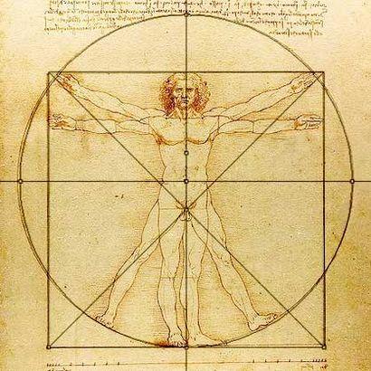 Homme de Vitruve de Léonard de Vinci - Mystères du monde Blog