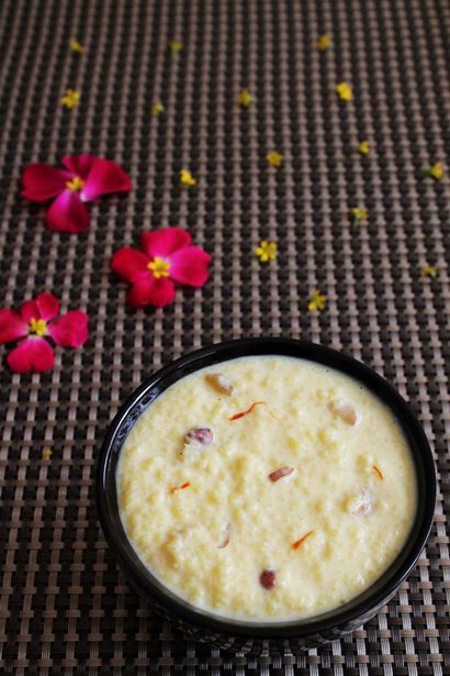 Vrat ke chawal ki kheer (Samvat Reis kheer Rezept) Samak ki kheer