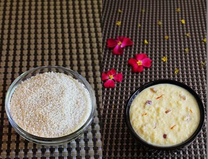 Vrat ke chawal ki kheer (Samvat Reis kheer Rezept) Samak ki kheer