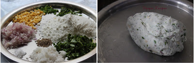 Vysya de délicieuses recettes Akki Roti (karnataka style) - Riz instantané Roti Recette (avec des variations