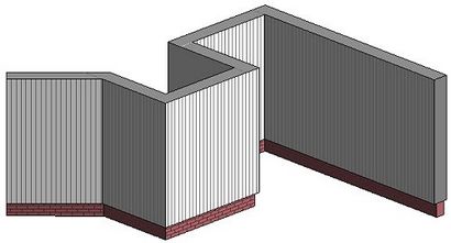 Wände Stacked Wände