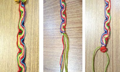 Bracelet arc-en-onduleux - Journal (bracelet) Bracelet arc-en-onduleux - Journal