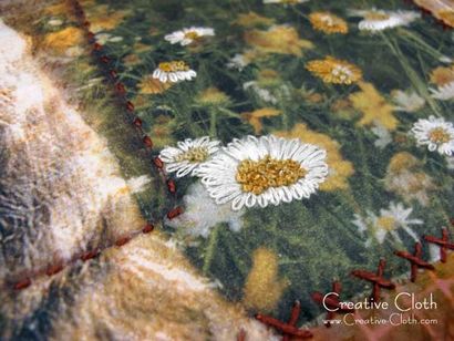 Façons d'utiliser votre art photo numérique Comment faire une toile Emballé, Linda Matthews Art textile - Conception