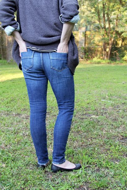 Wir können alles DIY Skinny Jeans Stellen