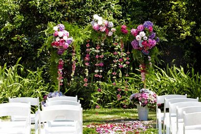 Hochzeit DIY Bauen Sie ein Blumenhoch Bogen