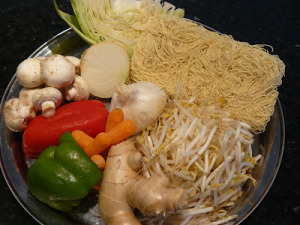 West Indian - (style guyanais) Poulet chowmein, Ahayah Yashiya - Lois alimentaires Recettes!