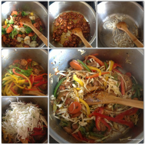 West Indian - (style guyanais) Poulet chowmein, Ahayah Yashiya - Lois alimentaires Recettes!