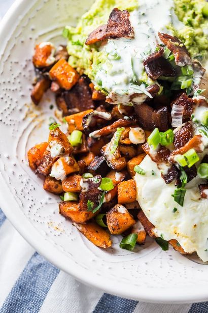 Whole30 Loaded Sweet Potato Fries (Paleo, milchfrei, glutenfrei) - 40 Schürzen