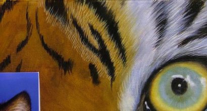 Faune Techniques de peinture - Tiger Eyes Peinture à l'huile de démonstration