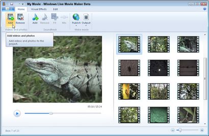 Windows Live Movie Maker Créer, modifier et afficher Films