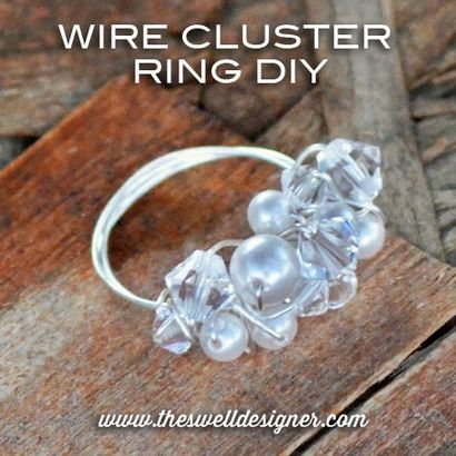 Draht Cluster-Ring DIY