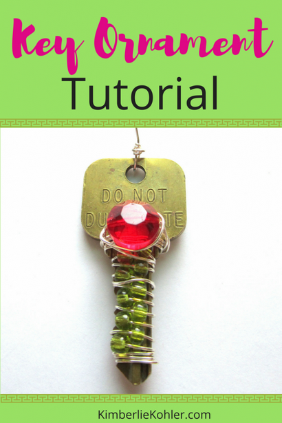 Draht umwickelt Key Ornament Schritt-für-Schritt-Anleitung, Schwellen Creatively Schmuck Tutorials