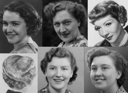 Femmes - Les années 1950 Coiffures Un aperçu - Manuel et artiste maquillage cheveux