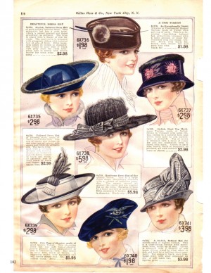 Frauen Edwardian Hüte Geschichte (Titanic Era)