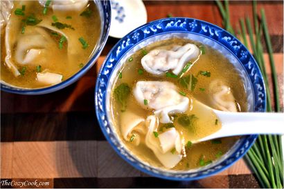 Wonton soupe - Le Cozy Cook