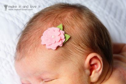 Feutre de laine Accessoires de cheveux pour bébé, Make It et adore