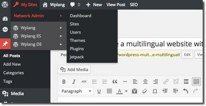 Wordpress Multisite Wie eine mehrsprachige Website machen