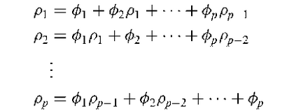 Yates - Correction de la continuité des équations de Yule-Walker (Statistiques)