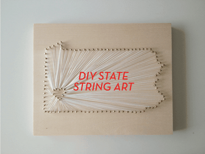 Sie sollten vollständig DIY Staat String Art Make - Design-Crush