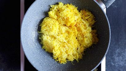 Zarda recette pulao, comment faire zarda pulao, meethe recette chawal